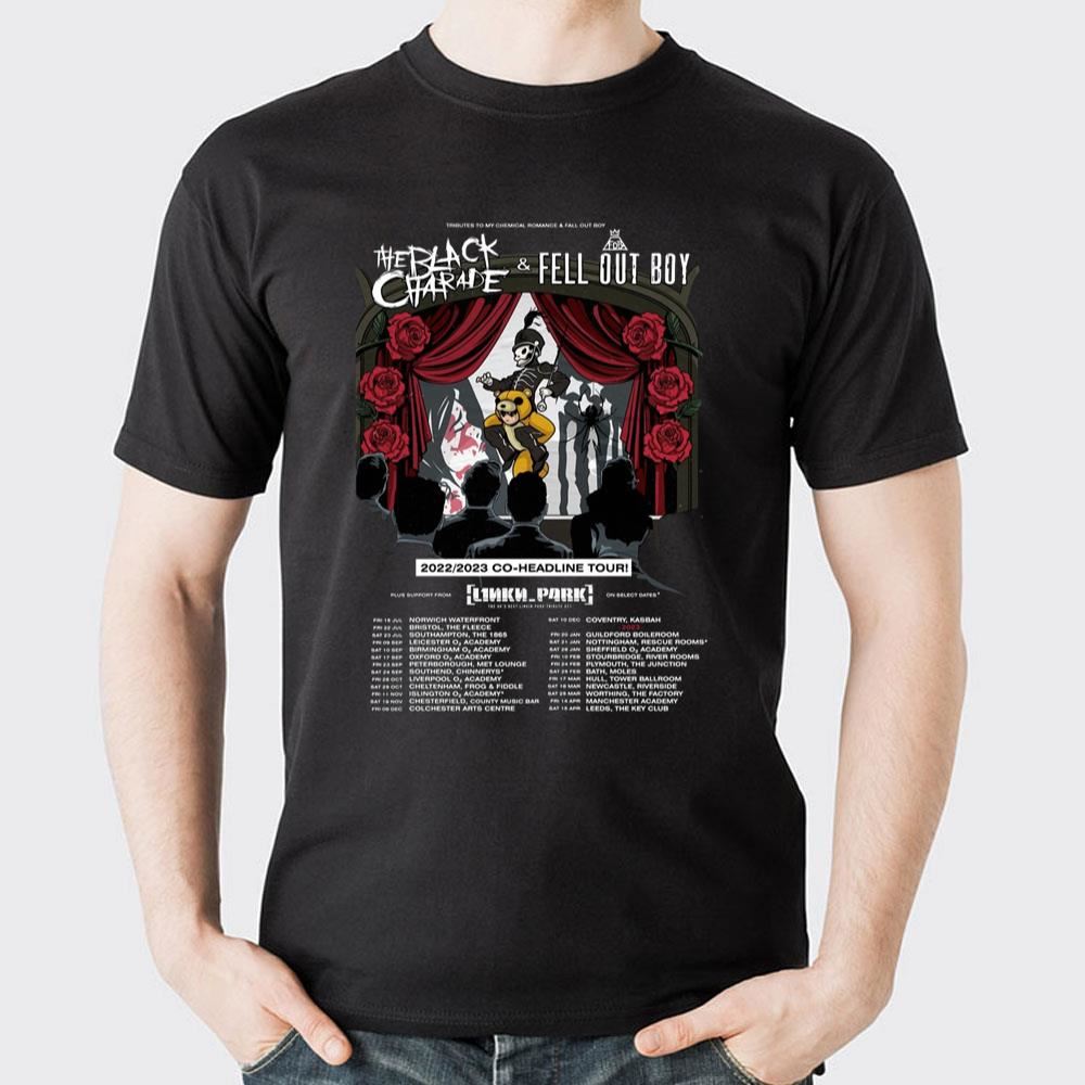 2022 2023 Co-headline Tour The Black Charade And Fell Out Boy Awesome Shirts